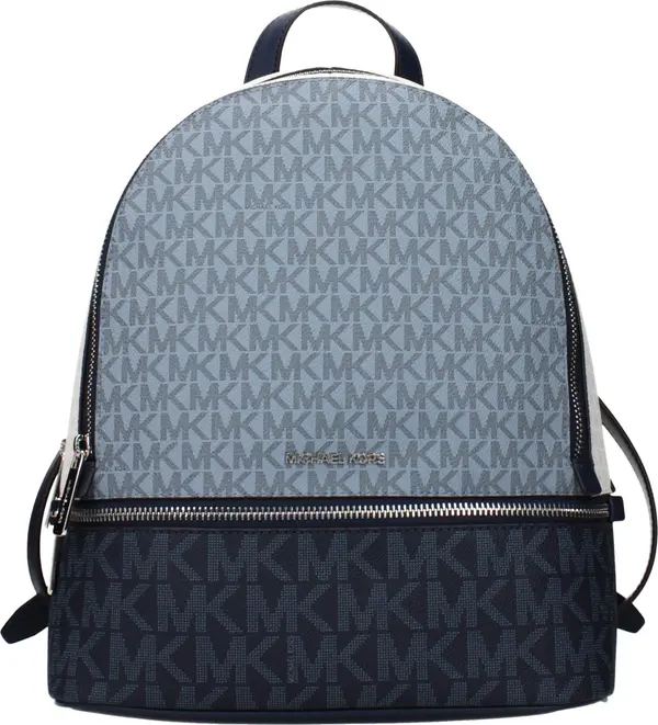Blue Fabric Backpack