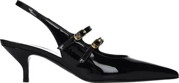 Black Leather Sandals