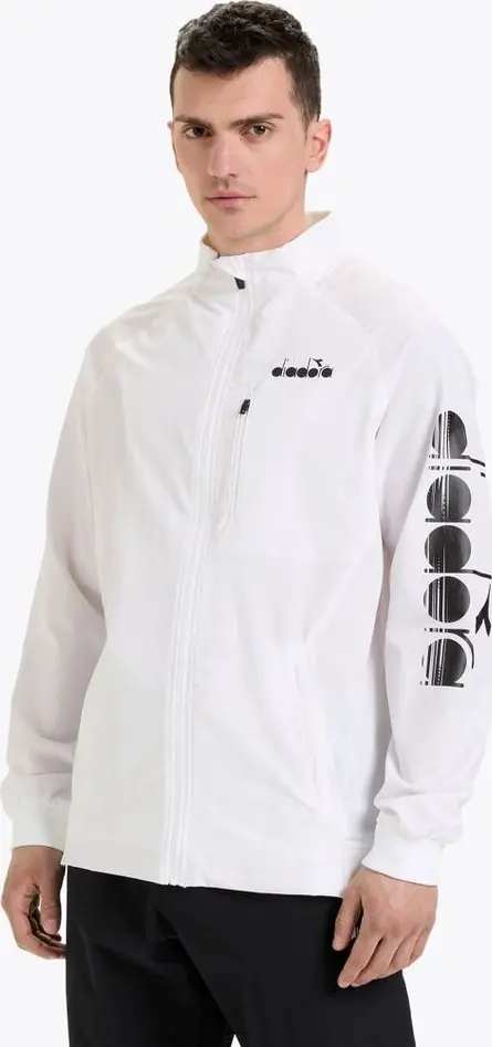 White Polyamide Shell Jacket