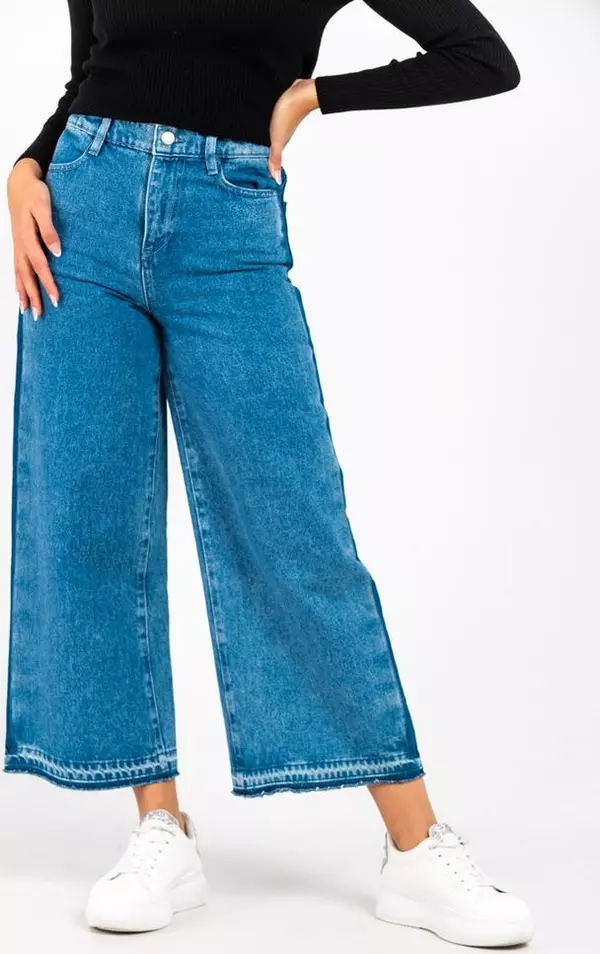 Blue Cotton Jeans Denim
