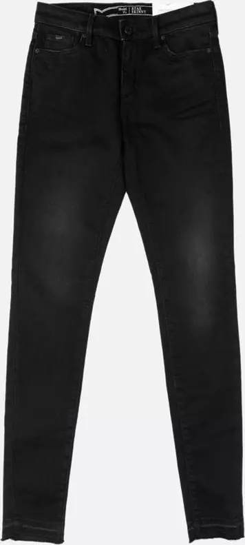 Black Cotton Skinny Jeans
