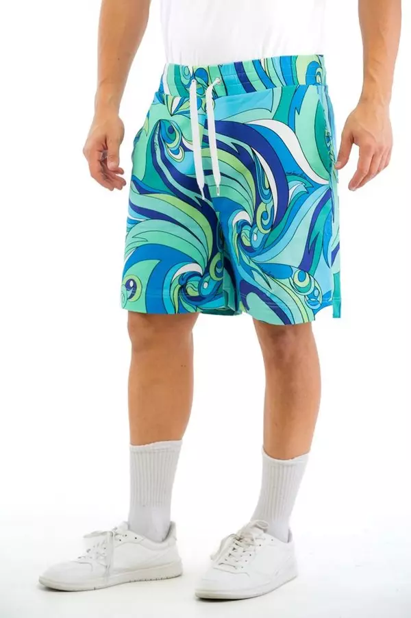 Multicolor Cotton Bermuda Shorts