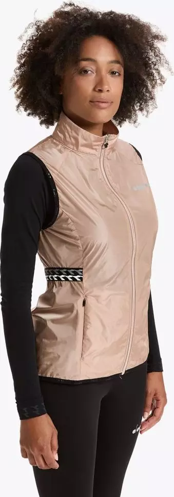 Pink Polyamide Waistcoat