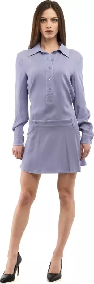 Multicolor Marabou Casual Dress