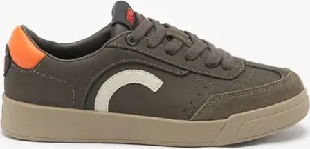 Bicolor Leather Low Top Sneakers