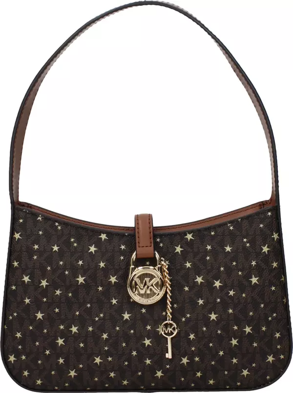 Brown Fabric Handbag