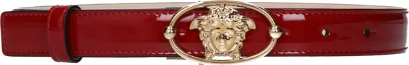 Red Leather Regular Belt