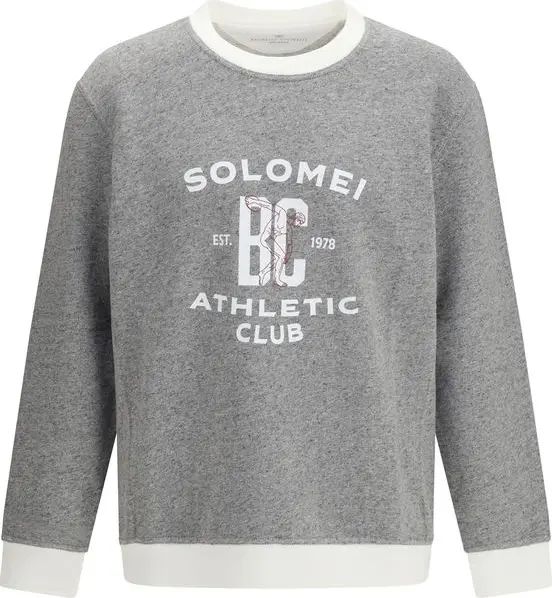 Gray Cotton Sweatshirt