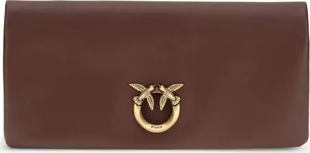 Bordeaux Calf Leather Bos Taurus Clutch Bag