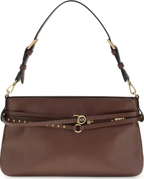 Brown Calf Leather Bos Taurus Shoulder Bag
