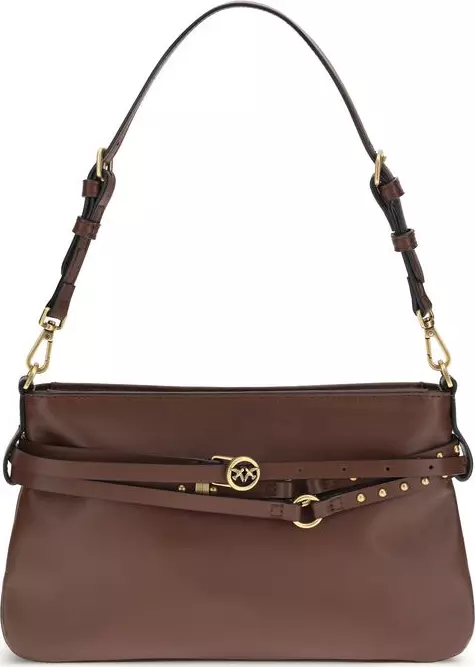 Brown Calf Leather Bos Taurus Shoulder Bag