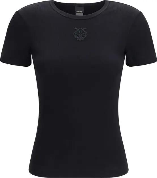 Black Cotton T-Shirt