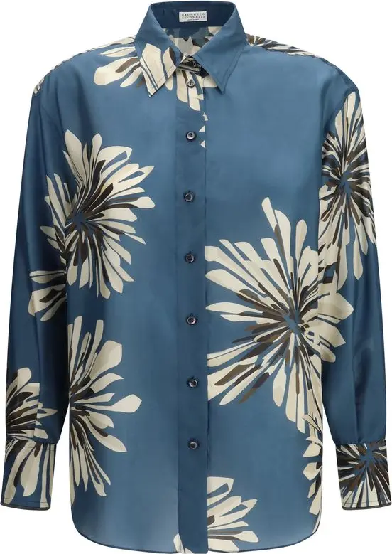 Multicolor Silk Shirt