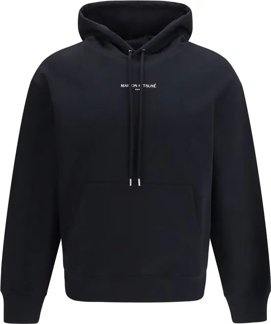Black Cotton Sweatshirt
