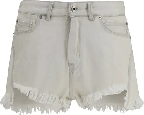 Beige Cotton Bermuda Shorts