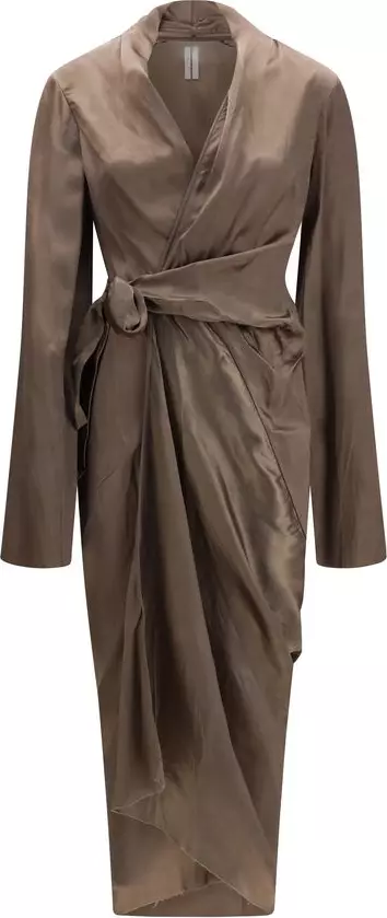 Brown Copper Casual Dress