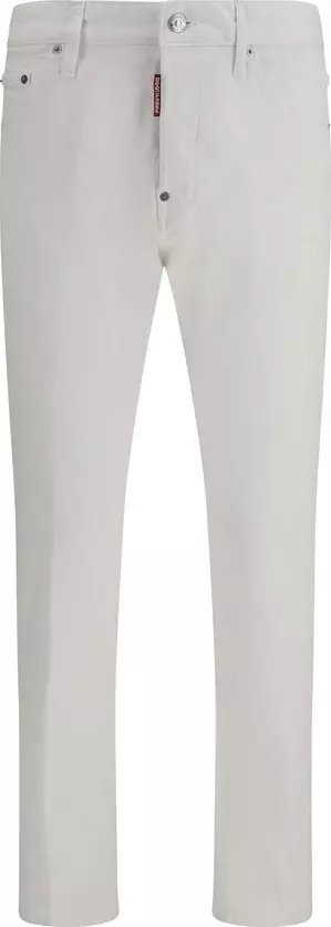 White Cotton Jeans Denim