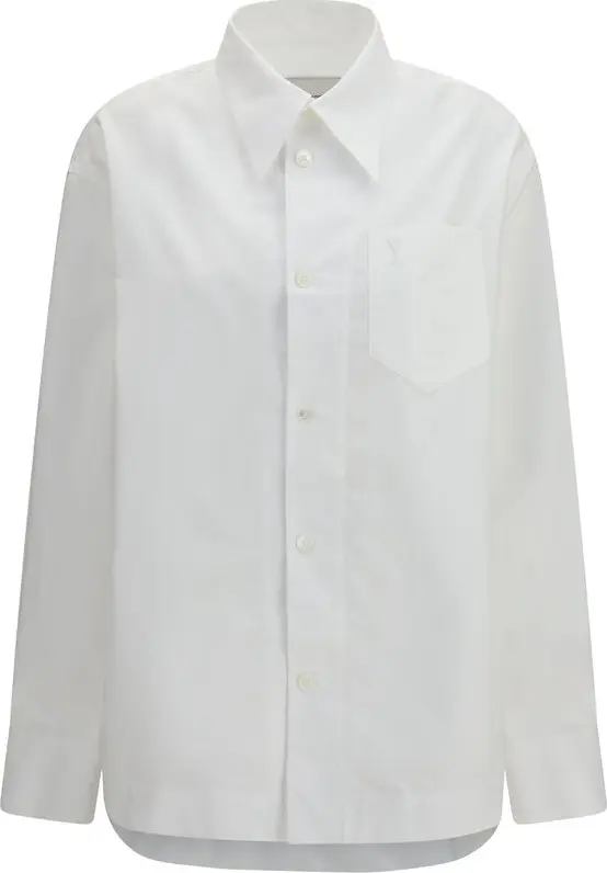 White Cotton Dress Shirt