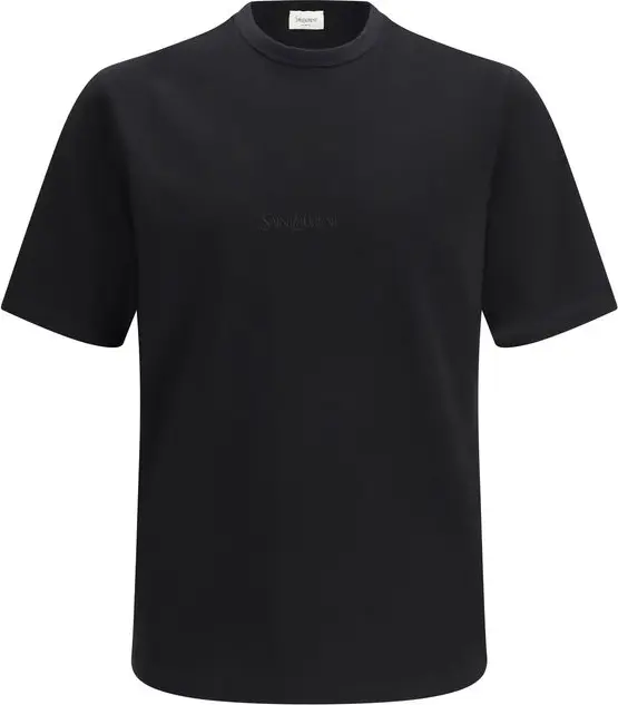 Black Cotton T-Shirt