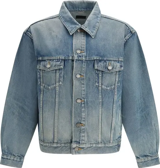 Blue Cotton Denim Jacket