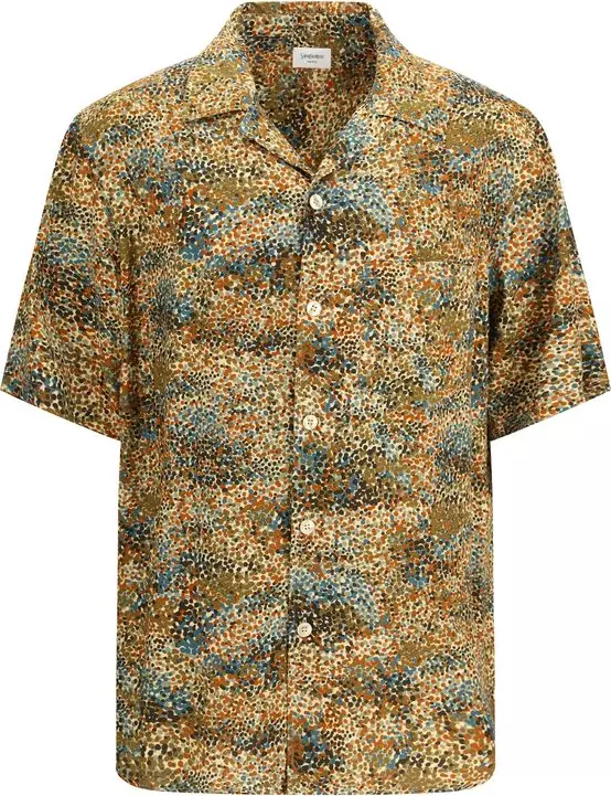Multicolor Viscose Pattern Shirt
