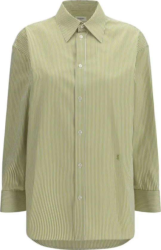 Bicolor Cotton Pattern Shirt