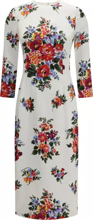 Multicolor Polyester Casual Dress