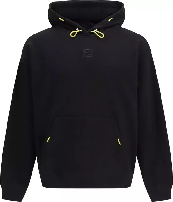 Black Cotton Sweatshirt