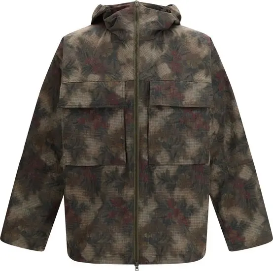 Bicolor Nylon Parka