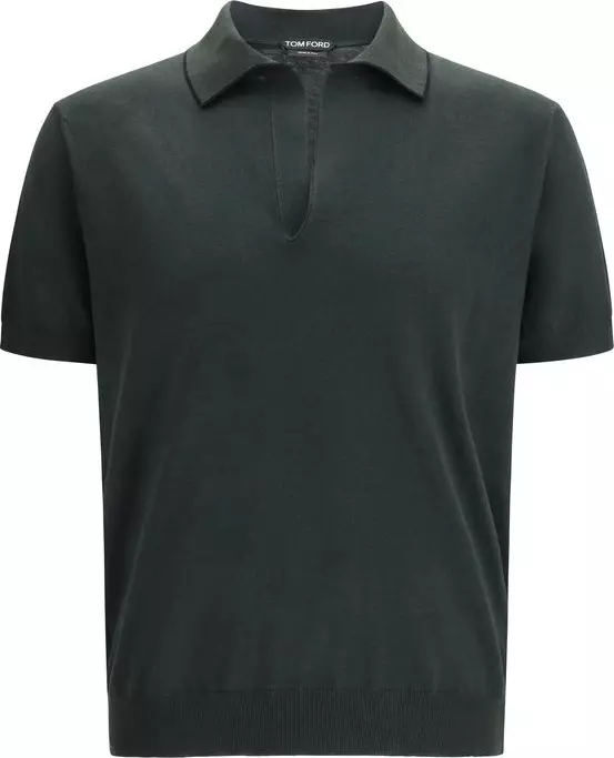 Bicolor Cotton Polo Shirt