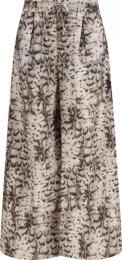 Multicolor Cotton Casual Pants