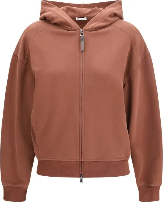 Brown Cotton Sweatshirt