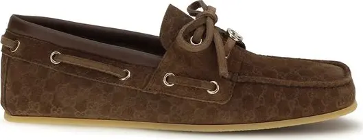 Brown Calf Leather Bos Taurus Slip-On Loafers