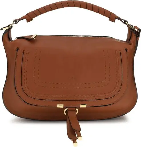 Brown Calf Leather Bos Taurus Shoulder Bag