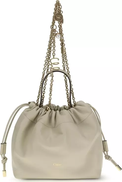 Beige Lamb Ovis Aries Aries Shoulder Bag