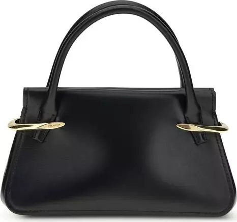 Black Calf Leather Bos Taurus Handbag