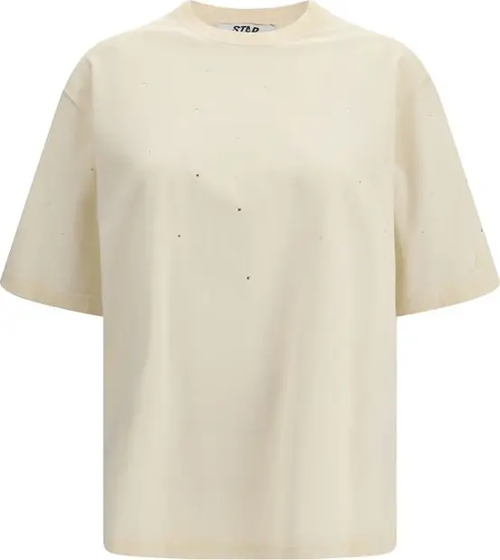 Beige Cotton T-Shirt