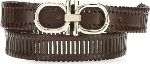 Brown Calf Leather Bos Taurus Regular Belt