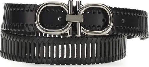 Black Calf Leather Bos Taurus Regular Belt