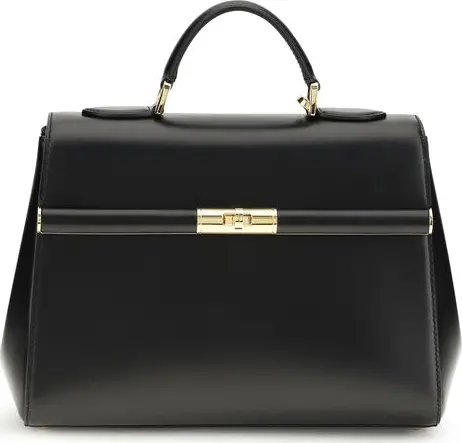 Black Calf Leather Bos Taurus Shoulder Bag