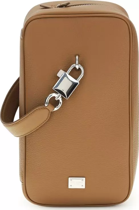 Brown Calf Leather Bos Taurus Handbag