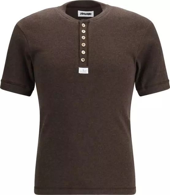 Brown Cotton T-Shirt