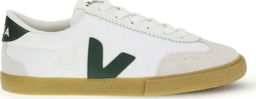 White Calf Leather Bos Taurus Low Top Sneakers