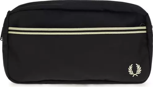 Black Recycled Polyamide Shoulder Bag