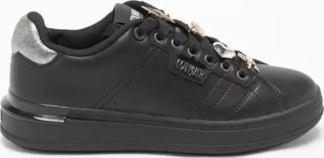 Black Polyethylene Low Top Sneakers