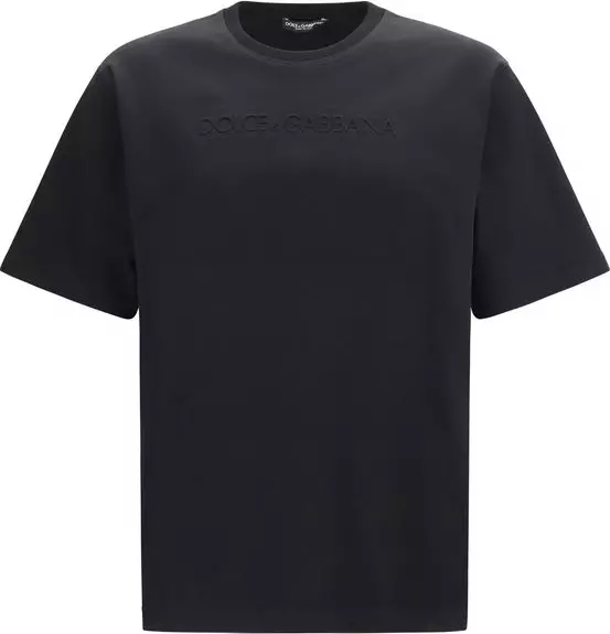 Black Cotton T-Shirt