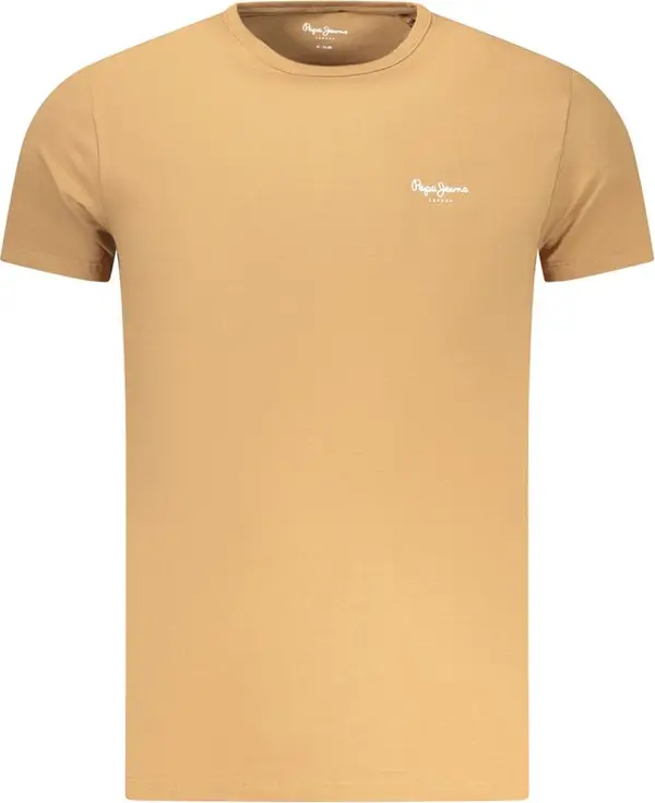 Marrone Cotton Men T-Shirt
