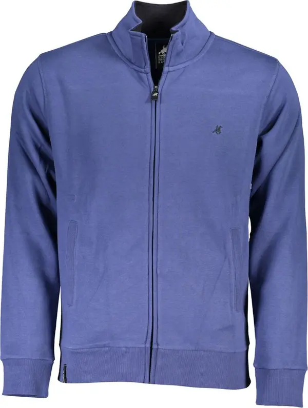 Blue Cotton Men's Sweatshirt