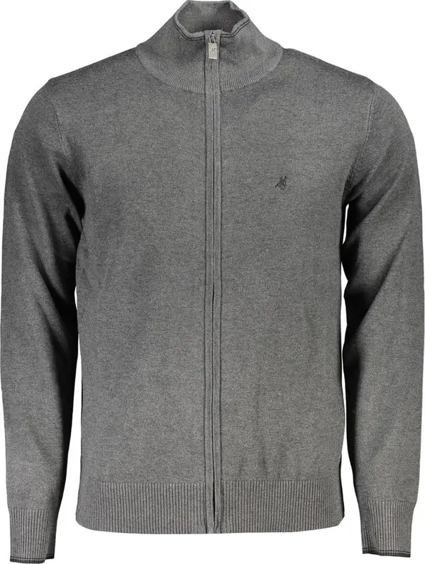 Grigio Viscosa Men Cardigan