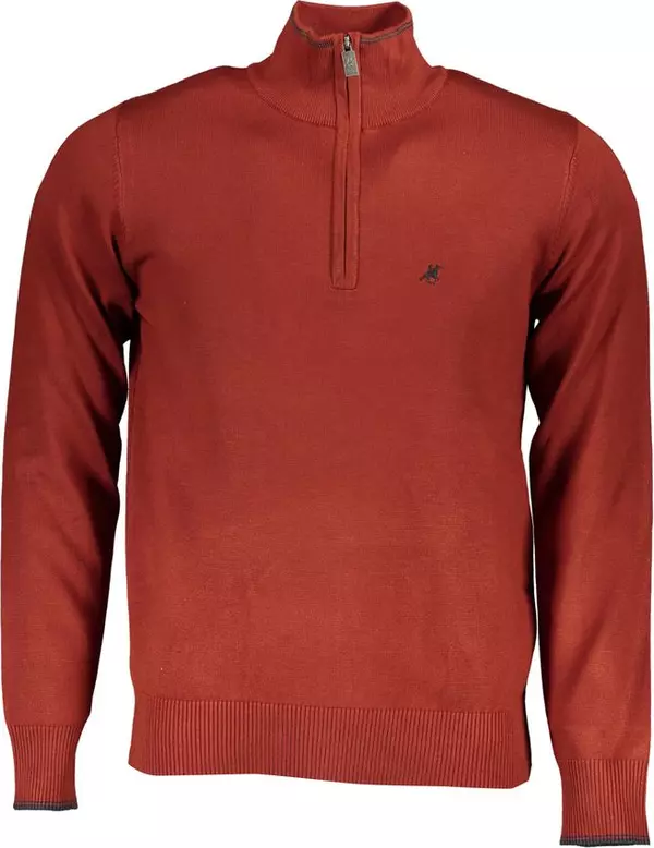Blue Viscose Mens Sweater